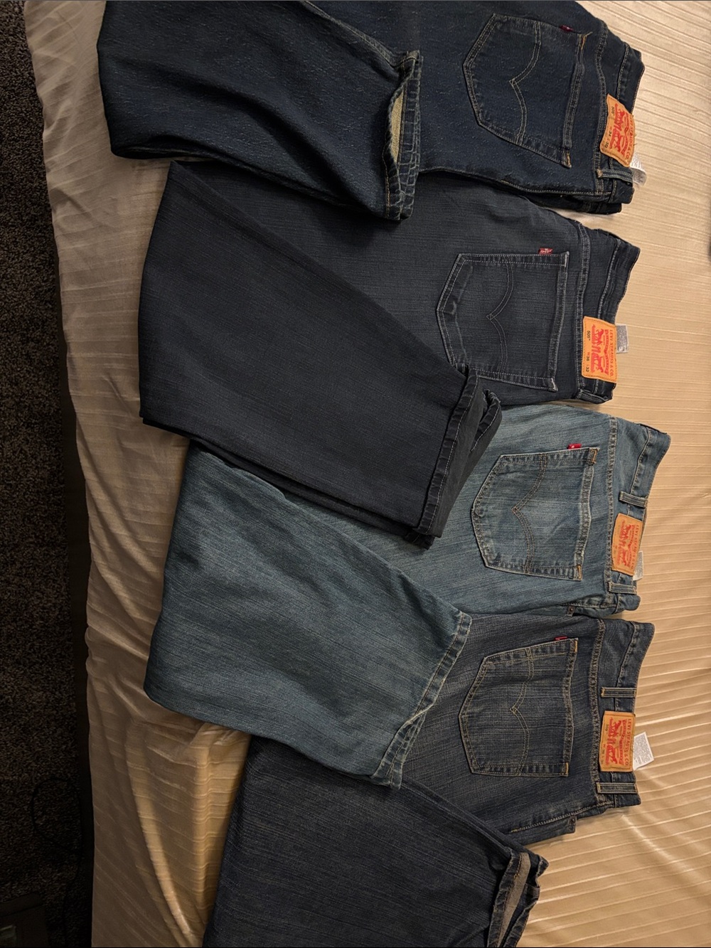 Levi's Men's Multiple Blue Jeans Pack - Varied Indigo Washes